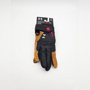 Under Armour Bryce Harper Pro Baseball Batting Gloves Mens Size Small Black